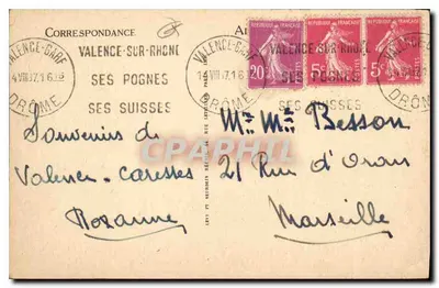 Valence - Park Jouvet — I.L. nr 147 — Rewers