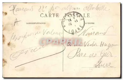 Valence - Plac Republiki - Widok ogólny — wydawca « Chic » n°1 — Rewers