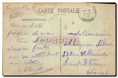 Valence — Ogólny widok Placu Championnet i Alei Gambetta — Zbiór Gaëtan Buisson — Rewers