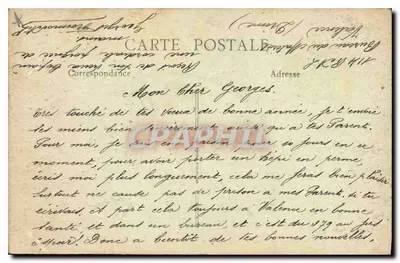 Valence (Drôme) — No Parque Jouvet — Os Cisnes — Ed. Lib. Bedoulin, n°77 — Verso