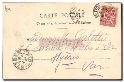 Valence - Katedra — kolekcja P. P., Valence, nr 12 — Rewers