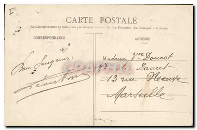 Valence - Pomnik Émile Augier, autorstwa Pani Duchyni Uzès — Rewers