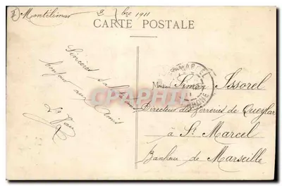 La Béguède-de-Mazenc — Griglia d'ingresso e Castello del Signor Loubet — La Drome Illustrée, editore Lux — Verso
