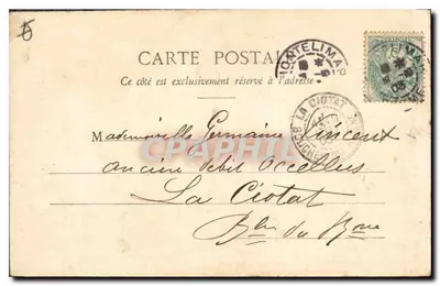 Montélimar - Jardim Público - 'Caçadores da primeira idade' — Livraria F. Baume, Montélimar — Verso