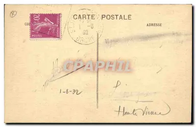 Le Royans Piękny — Lasowa droga COMBE-LAVAL — Wyjście z Przełęczy Machine i dolina Cholet — Paul Boyer, fot., Romans, Tel. 4-82 — Rewers