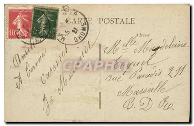 Montélimar (Drôme) — Jezioro — B. F. — n°5 — Rewers