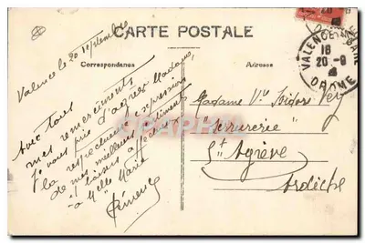 Valence — Plein van de Republiek — P. S. V. — n°56 — Achterkant