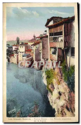 Os Grandes Gonlets - Pont-en-Royans - As Casas Suspensas sobre a Bourne