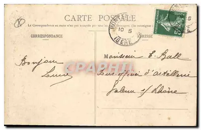 Le Vercors — Sortie des Grands-Goulets — Collect. P. Peyrouze, Valence, n°59 — Rewers