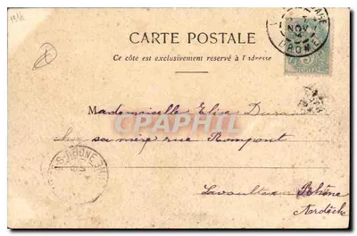 Valence - Most wiszący — Zbiór P. P., Valence, n°2 — Rewers