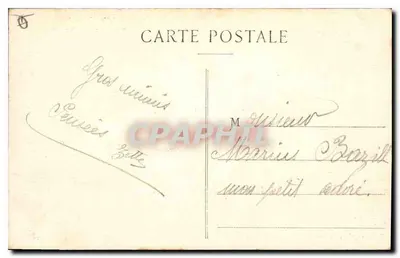 Montélimar — Ogród publiczny — Statua Lewa i Mysz — Rewers