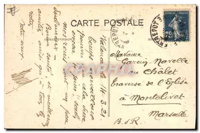 Valence — Esplanade Championnet - Avenue Gambetta — Wydawca E. Sever — Rewers