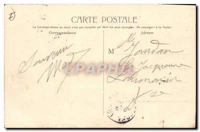 Montélimar - Jardin public : Statua Powietrza, dar pana Thomasa Miastu Montélimar (1899) — Rewers