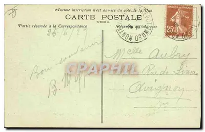 La Béguède-de-Mazenc (Drôme) — Castelo de M. Loubet — Verso