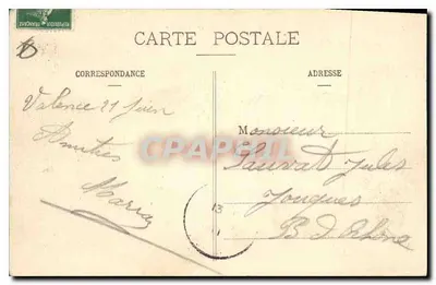 Valence - Vista general — Edición Artística, n°84 — Reverso