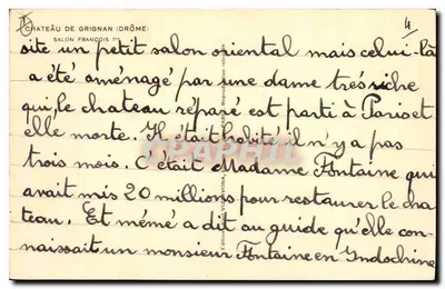 Château de Grignan — Salon oriental — n°4 — Verso
