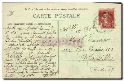 Il Diois pittoresco — Strada del Col Roussset (alt. 1330m) — Editore L. Ramhand, Die — Verso