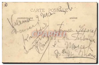 Valência - Boulevard Bancel — vista da fonte — Coleção P. Peyreune, Valência — Verso