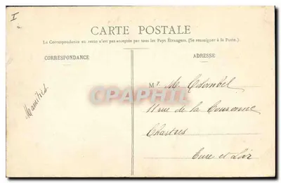 DREUX (Eure-et-Loir) - O Square — E. P. n°2408 — Verso