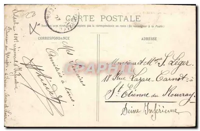 Chartres — Ogólny widok — Ch. Fonteault, wyd. Dreux, nr 20 — Rewers
