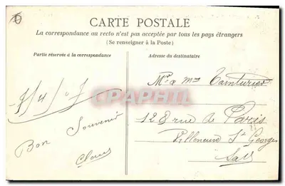 Chartres — Kościół Świętego Piotra i dzielnica Kawalerii — Coll. A.D. phot. — Rewers