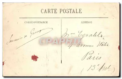 Bordeaux — Wielki Teatr — LL. n°43 — Rewers