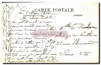 Bordeaux — Les Allées de Tourny — C.B. — Verso