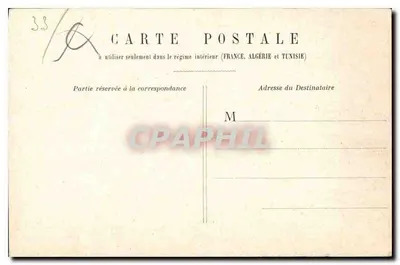Bordeaux - Gare Midi (Hall) — widok z holu i torów — wydawca nieznany, numer serii 13 — Rewers