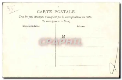 Bordeaux — ulica Clare i wieża Świętego Michała — PP, n° 145 — Rewers