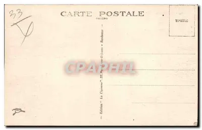 Bordeaux — Gare Saint-Jean (Wyjazd) — Wydanie 'La Cigogne' — Rewers