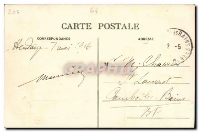 Panorama Fontarabie, Hendaye, Saint-Jean-de-Luz, wybrzeże Argent — M. D. — nr 28 — Rewers