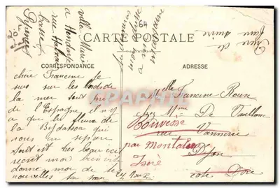 Hendaye. Port i Fontarabie — L. Bosq, wyd. Bordeaux — Rewers