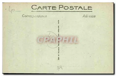 Hendaye — Sanatório da Cidade de Paris — Editor: Carte de l'Atelier de M. Lefèbvre, Paris — Verso