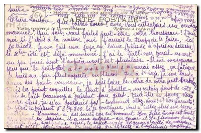 Hendaye (B-P.) — Uitzicht op de Bidassoa — Bootjes van Franse en Spaanse overtochten — Fototypie Marcel Delboy, Bordeaux — Achterkant