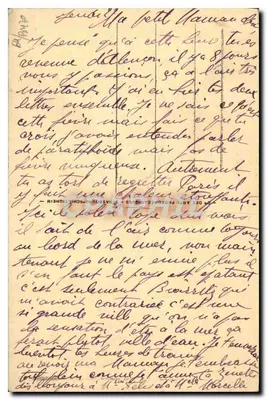 Hendaye — Plaża i Dwa Jedynaki — wydawca A. B. L. nr 32 — Rewers