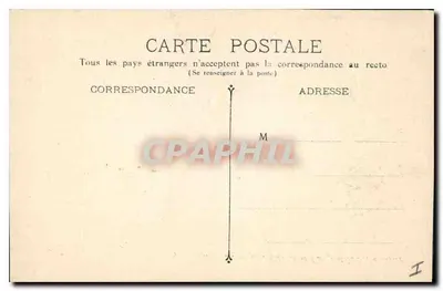 Biarritz — O Rocher de la Vierge e a Roche Percée — editor não identificado, n° 9 — Verso