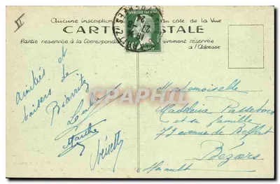 Biarritz (B.P.) — Wielki Plaża — Fototypia Marcel Delboy, Bordeaux — n° 210 — Rewers