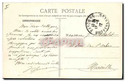 Biarritz — Brzeg Baszków i Pireneje — nr 138 — J. Pagueaud — Rewers