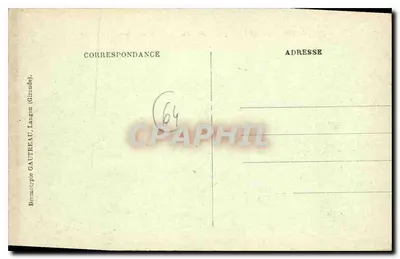 Saint-Jean-de-Luz - Um Canto de Ciboure e a Rhune — Bromotype GAUTREAU, Laugon (Gironde) — Verso