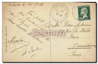 Saint-Jean-de-Luz — Um Canto de Ciboure e a Rhune — Editor Bromstyle (Gautreau, Laugon) — Verso