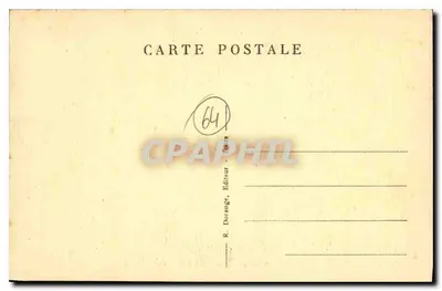 St-Jean-de-Luz (B.P.) — Der Kirchturm — R. Dorange, Verlag, Nr. 64 — Rückseite