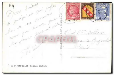 Cap — Widok portu i murów — Wydawca: « REAL-PHOTOS » — Rewers