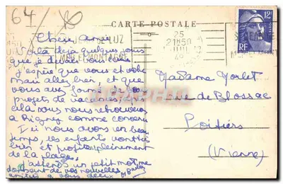 Saint-Jean-de-Luz — Casa da Infanta — J. Dargains, editor — Verso
