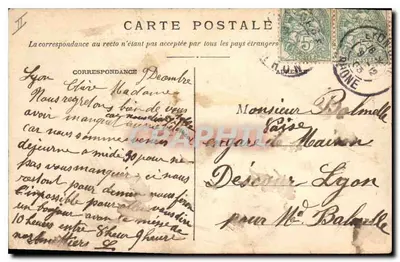 LYON — Plac Republiki — Wydawca anonimowy, nr 426 — Rewers