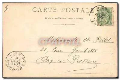 Justitieloket, heuvel van Fourvière — Lyon — uitgever niet zichtbaar — Achterkant