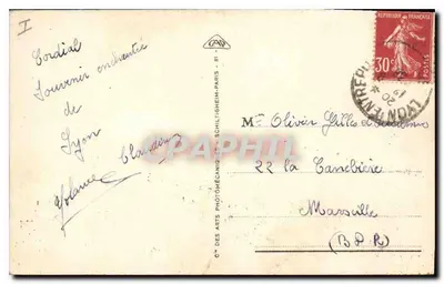 LYON - Il corso del Rodano - Ponti St-Clair, Morand, del Collegio, Lafayette, Wilson e della Guillotière — Verso