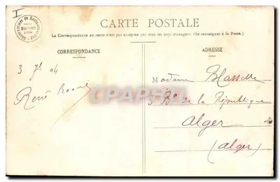 Côteau de Fourvière — widok panoramiczny z klasztorem Fourvière w tle — wydawca N.D.F. numer seryjny nie widoczny — Rewers