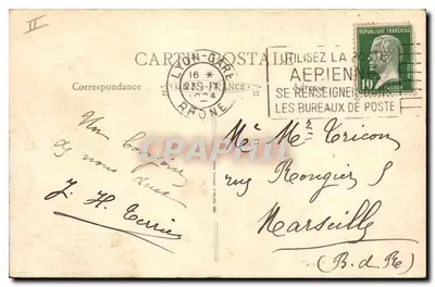 Lyon — Visão geral tirada de Fourvière — Verso