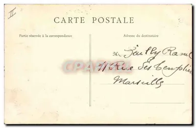 General View of Lyon — Publisher B.F. Paris, No. 885 — Back