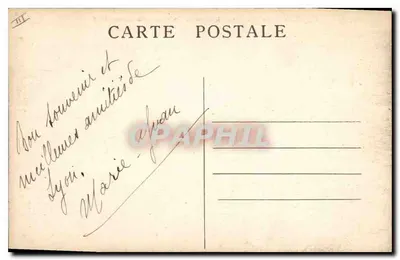 LYON — La Mulatière — Samenloop van de Rodano en de Saône — M.F. — Achterkant